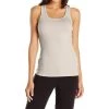 Best Sale ⌛ Pj Harlow 👩 women Charlie Rib Racerback Tank in Eggnog 😀