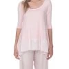 Hot Sale ✔️ Pj Harlow 👩 women Kiki Three Quarter Loose Top in Blush 😉 -Cheap Converse Store 120fe69f5a7c43a8af97610a1609468a 1080x
