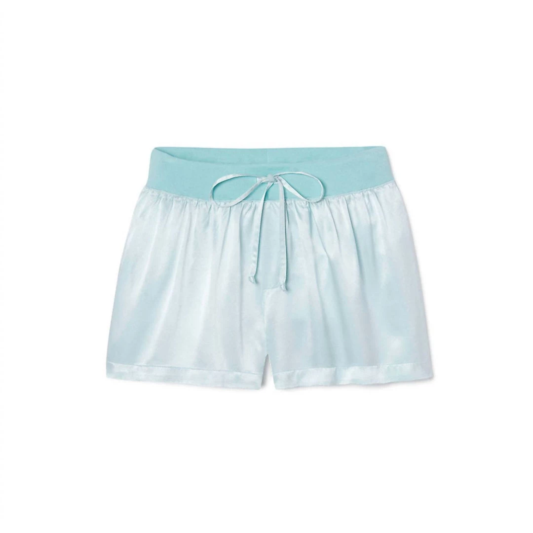 Deals โ Pj Harlow ๐ฉ women Mikel Satin Boxer Short With Draw String in Aqua ๐ฅฐ 3 Deals โ Pj Harlow ๐ฉ women Mikel Satin Boxer Short With Draw String in Aqua ๐ฅฐ
