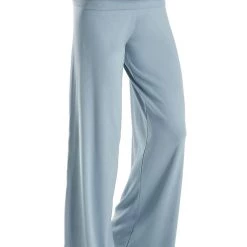 Discount ✔️ Pj Harlow 👩 women Jordan Fold Over Knit Pant1 in Morning Blue ✨