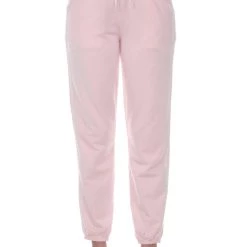 Best Pirce ❤️ Pj Harlow 👩 women Blair French Terry Sweat Pant With Satin Trim in Blush 😀