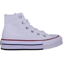 Discount ❤️ kids Converse Chuck Taylor All Star Eva Lift Hi White/Blue-Red 372860F Pre-School ⭐