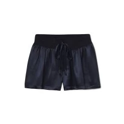 Discount 🌟 Pj Harlow 👩 women Mikel Satin Boxer Short With Draw String in Navy 🌟