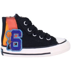Outlet 😉 kids Converse Chuck Taylor All Star 70 High Black/Mantra Orange 772484F Toddler ⌛