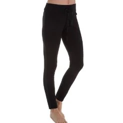 Top 10 👍 Pj Harlow 👩 women Tatum French Terry Legging Rib Waistband in Black ✨