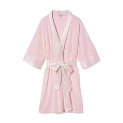 Flash Sale ⭐ Pj Harlow 👩 women Shala Rib Knit Camono Robe in Blush 🧨