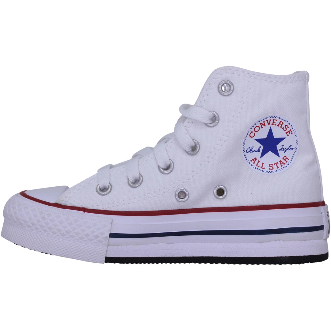 Discount ❤️ kids Converse Chuck Taylor All Star Eva Lift Hi White/Blue-Red 372860F Pre-School ⭐ 4 Discount ❤️ kids Converse Chuck Taylor All Star Eva Lift Hi White/Blue-Red 372860F Pre-School ⭐ - Image 2